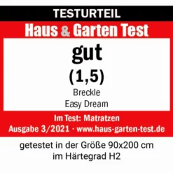 Komfortschaummatratze Easy Dream -Maison Verkäufe FJPG S700 1537