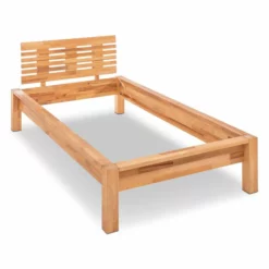 Massivholzbett 100x200 Cm Smoke Three -Maison Verkäufe FJPG S700 1742