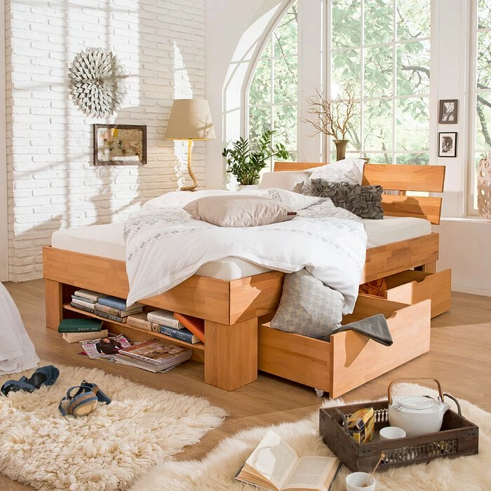 Massivholzbett Sofie 140 X 200 Cm 2 Massivholzbett Sofie 140 X 200 Cm - Image 2