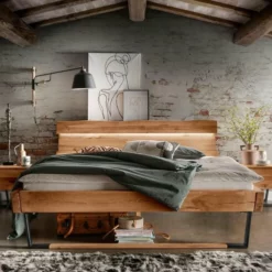 Massivholzbett Borneo 140 X 200 Cm
