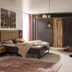 Doppelbett Sirius Black 180 X 200 Cm -Maison Verkäufe FJPG S700 2274