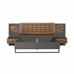 Doppelbett Sirius Black 180 X 200 Cm -Maison Verkäufe FJPG S700 2278