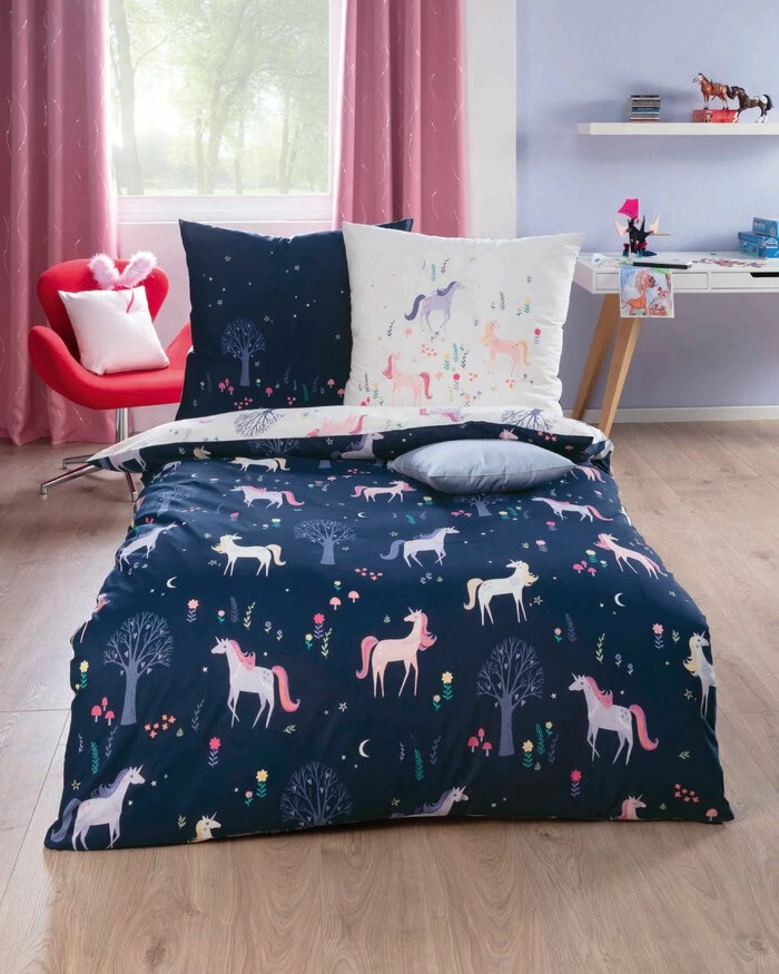 Bettwäsche Zauberwald 135 X 200 Cm 2 Bettwäsche Zauberwald 135 X 200 Cm – Bild 2