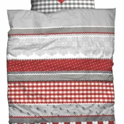 Bettwäsche Herz-Karo 135 X 200 Cm